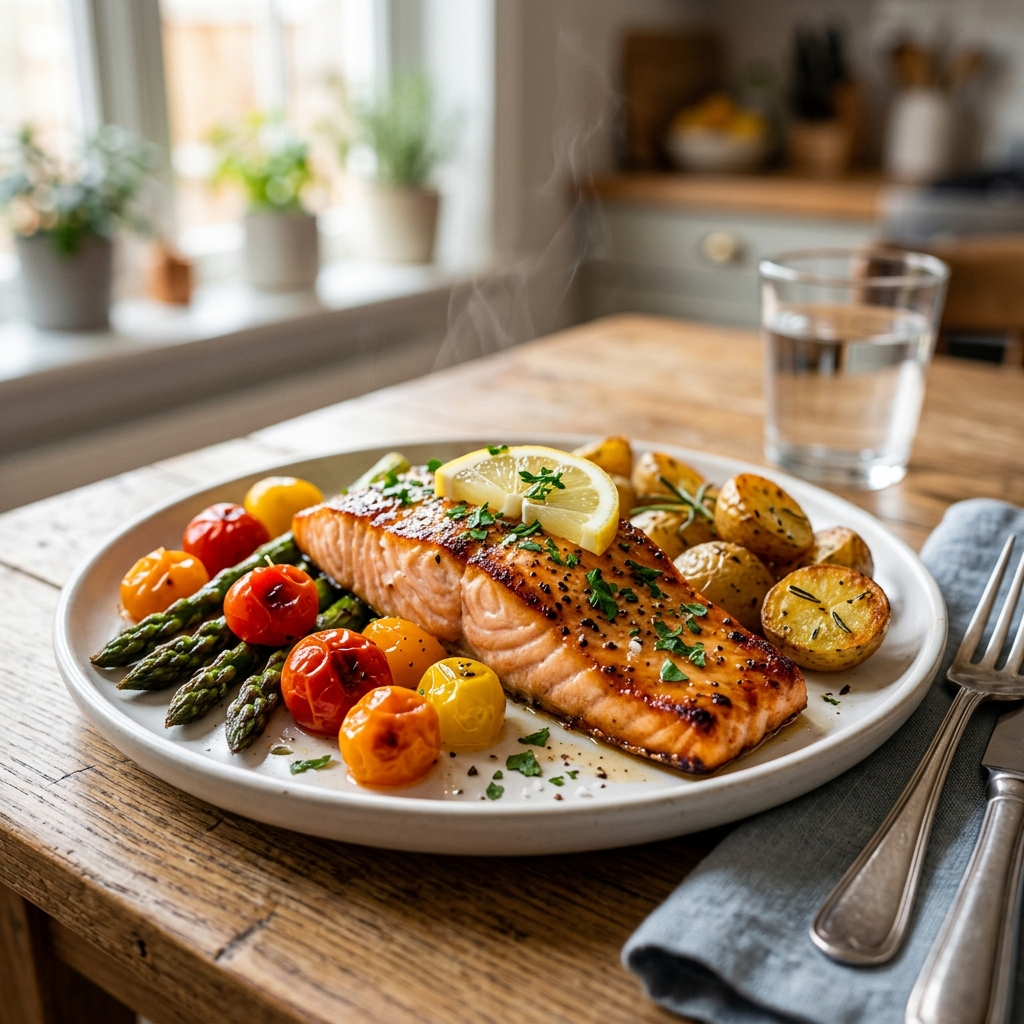 Baked Salmon Recipe for Busy Moms Needing Healthy 20-Minute Dinners