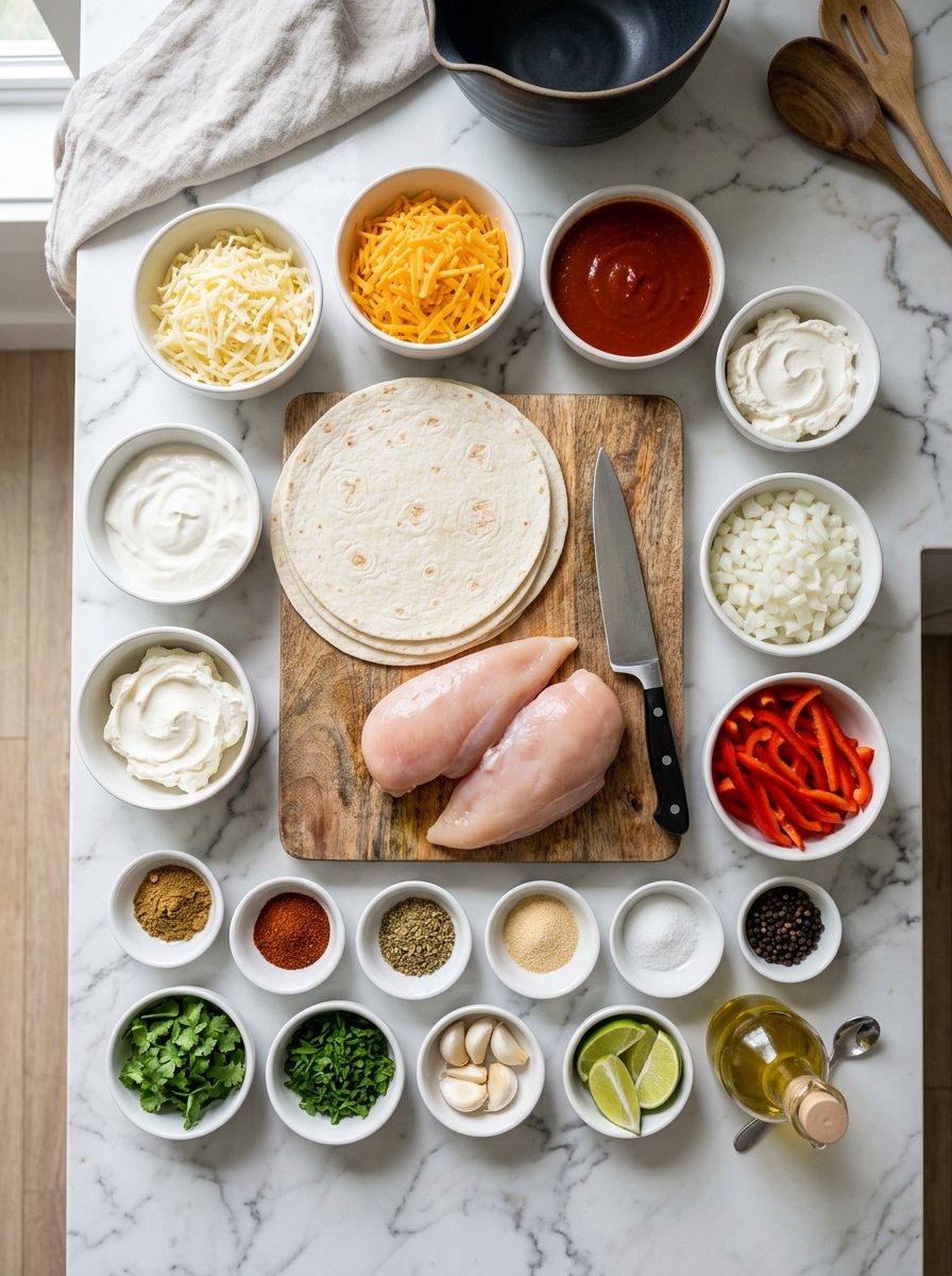 Creamy Chicken Enchiladas for Busy Moms Feeding Picky Children