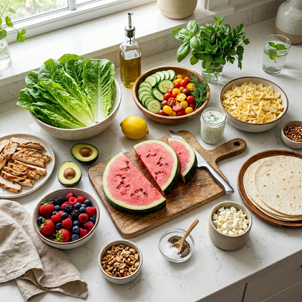 Easy Summer Recipes for Busy Moms Avoiding Hot Kitchen Cooking