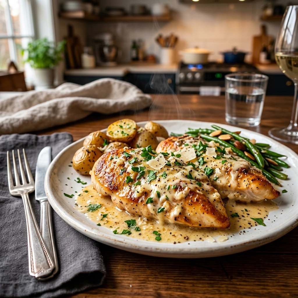 Easy Garlic Parmesan Chicken for Exhausted New Parents Needing 30-Minute Dinners
