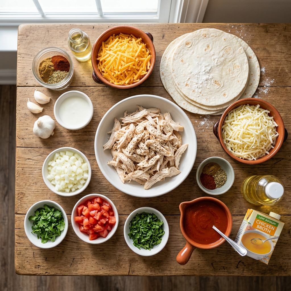 Budget Chicken Enchiladas for Large Families Stretching Grocery Budgets