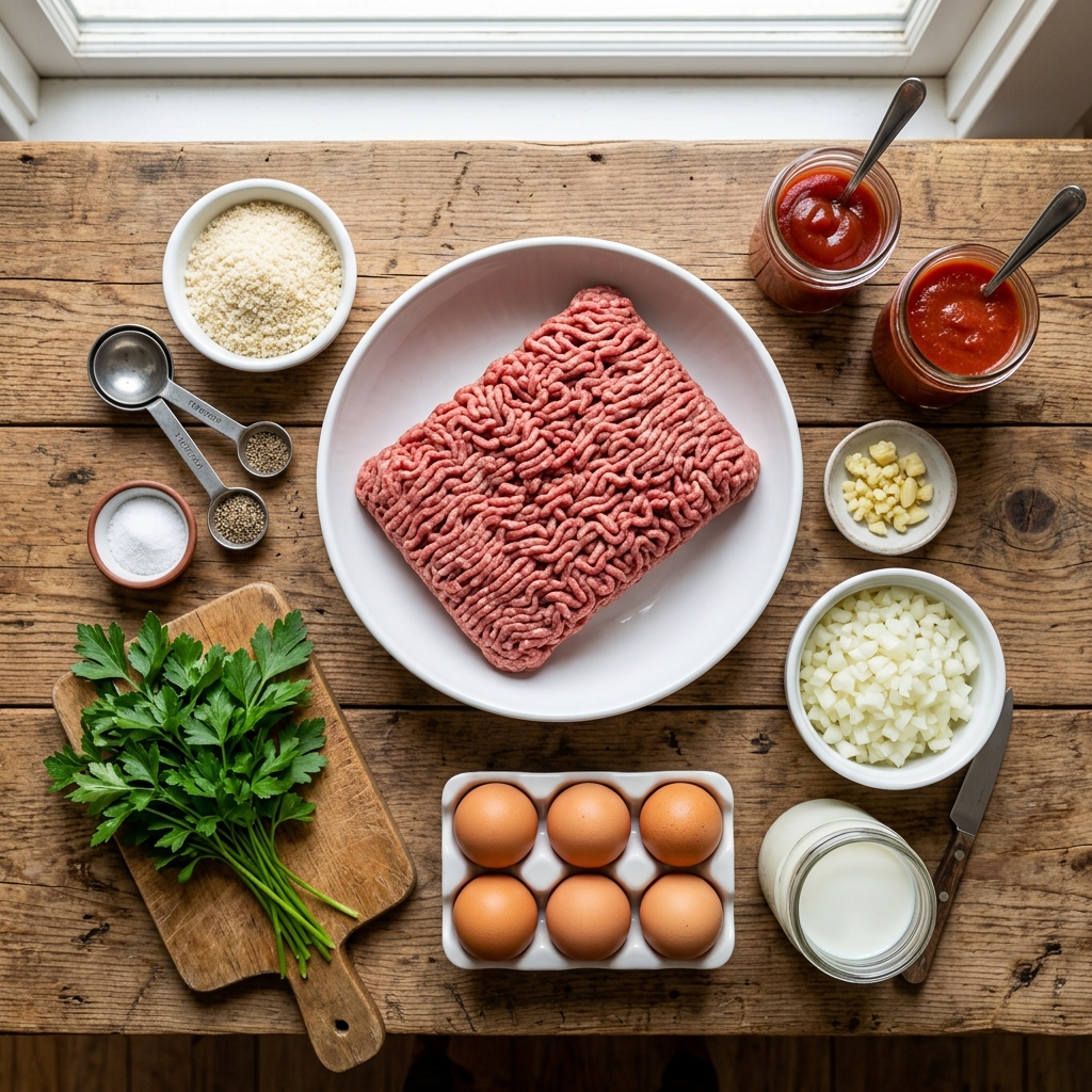 Cheap Meatloaf Recipe for Large Families on Tight Grocery Budgets