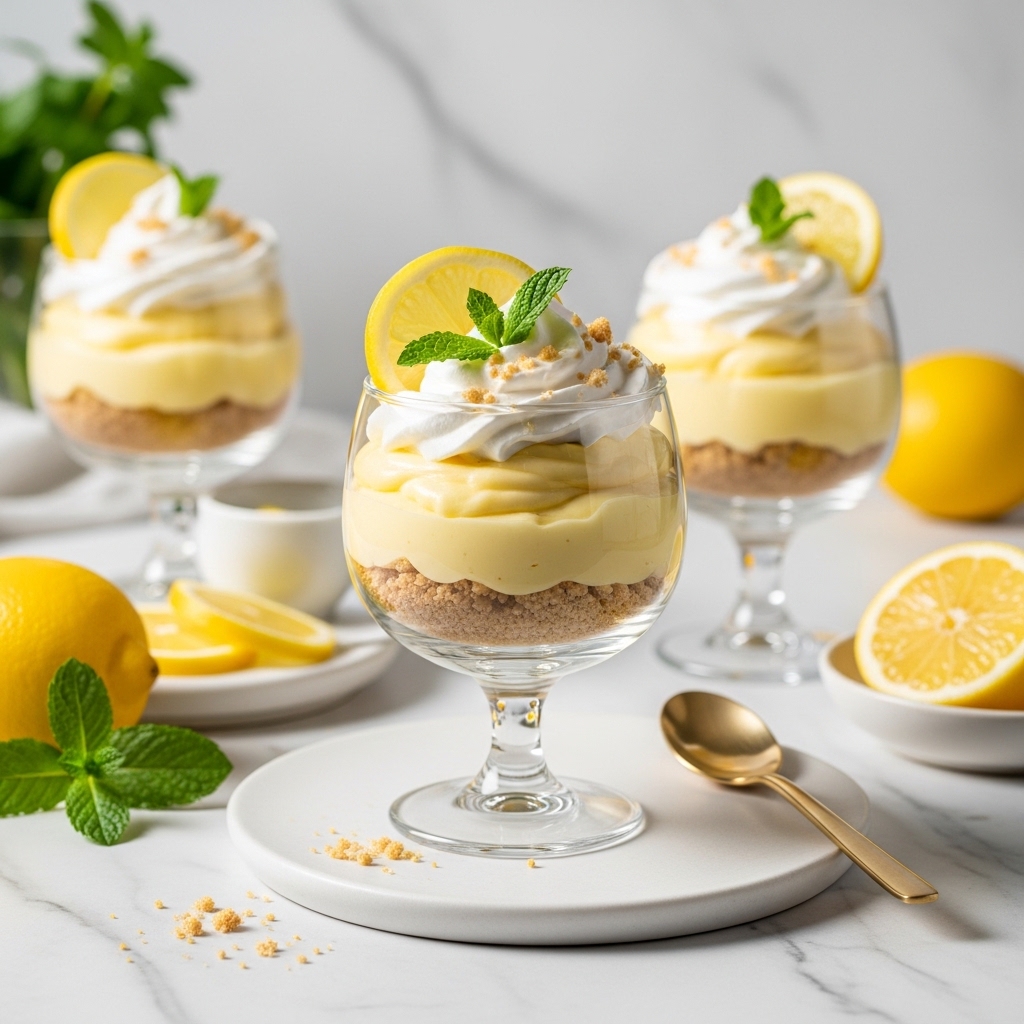 Lemon Cream Pie Cups