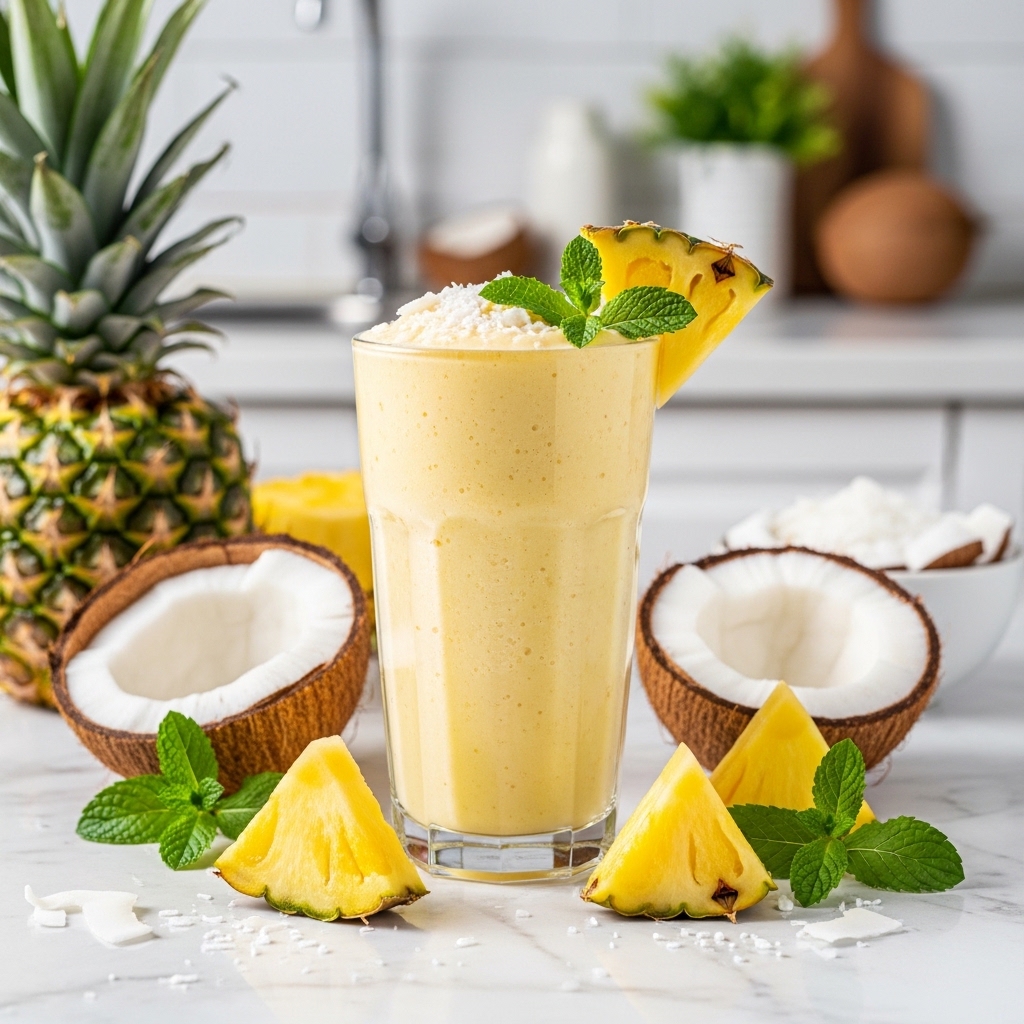 Pineapple Coconut Hydration Smoothie