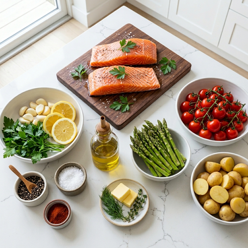 Baked Salmon Recipe for Busy Moms Needing Healthy 20-Minute Dinners