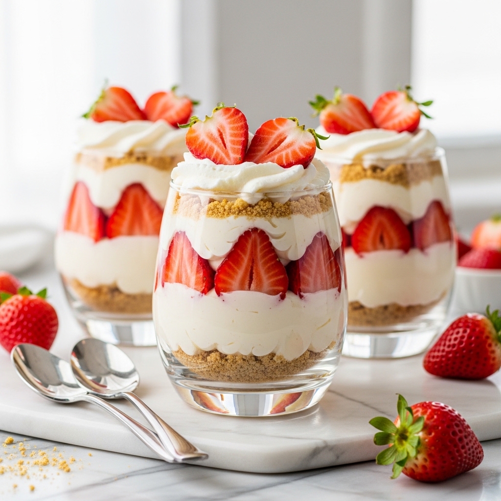 Strawberry Cheesecake Parfaits