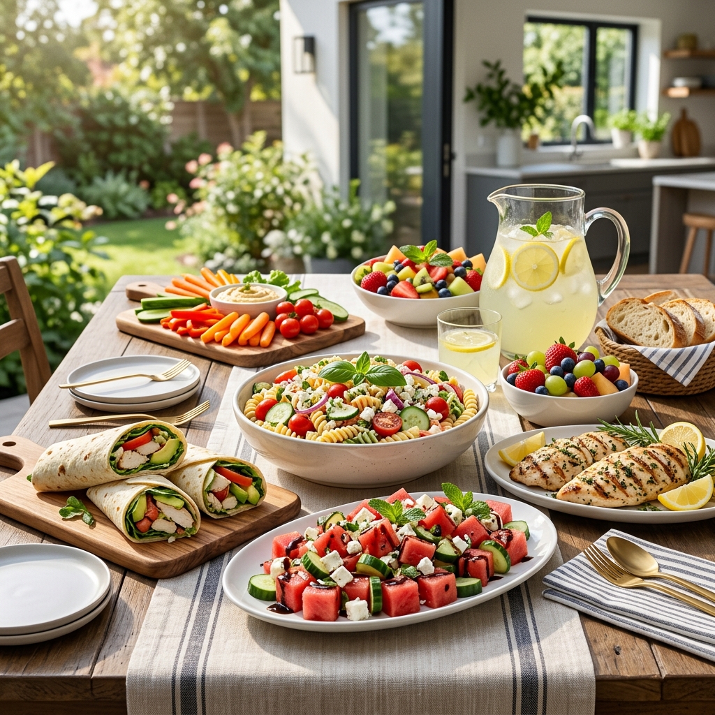 Easy Summer Recipes for Busy Moms Avoiding Hot Kitchen Cooking