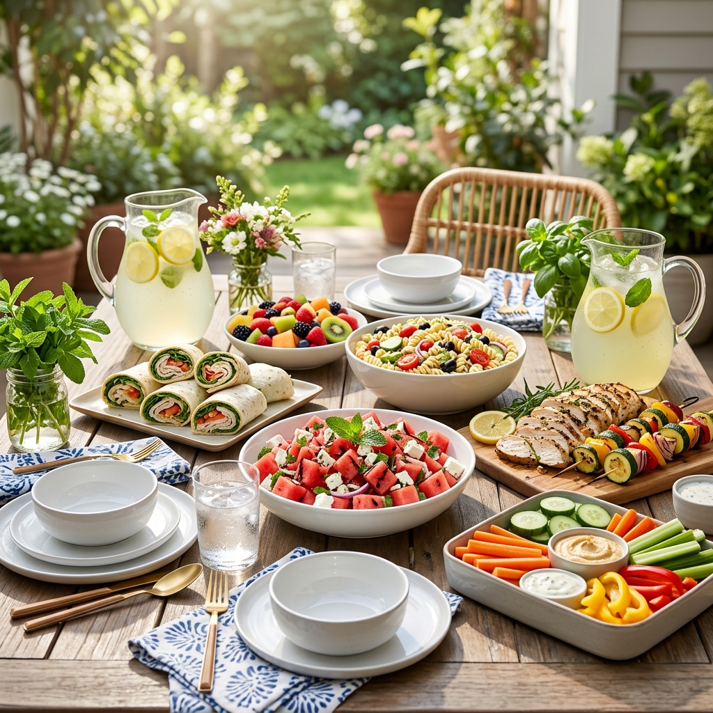 Easy Summer Recipes for Busy Moms Avoiding Hot Kitchen Cooking