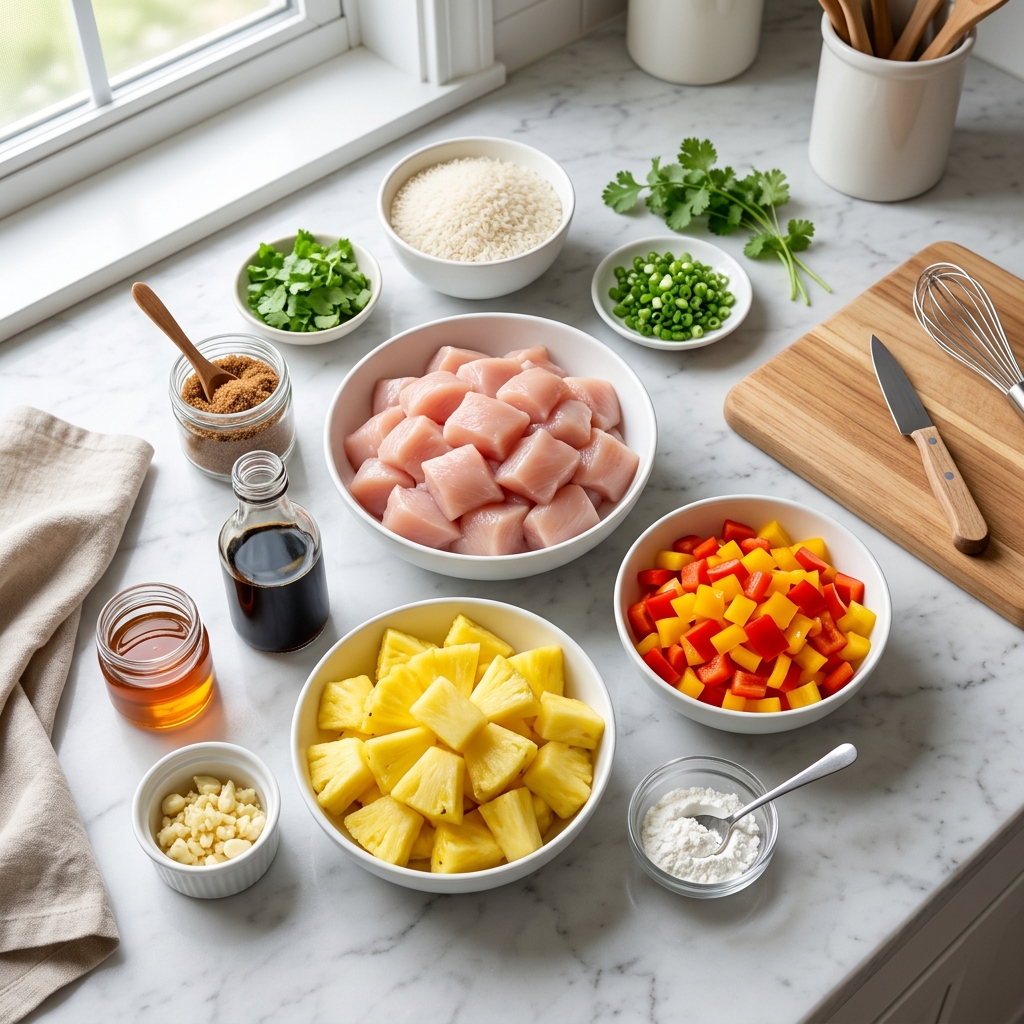 Hawaiian Chicken for Picky Kids Who Prefer Sweet Flavors Over Spicy Meals