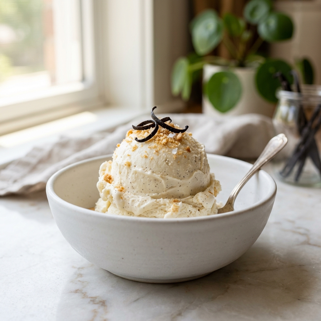 No-Churn Vanilla Ice Cream for People Without an Ice Cream Maker
