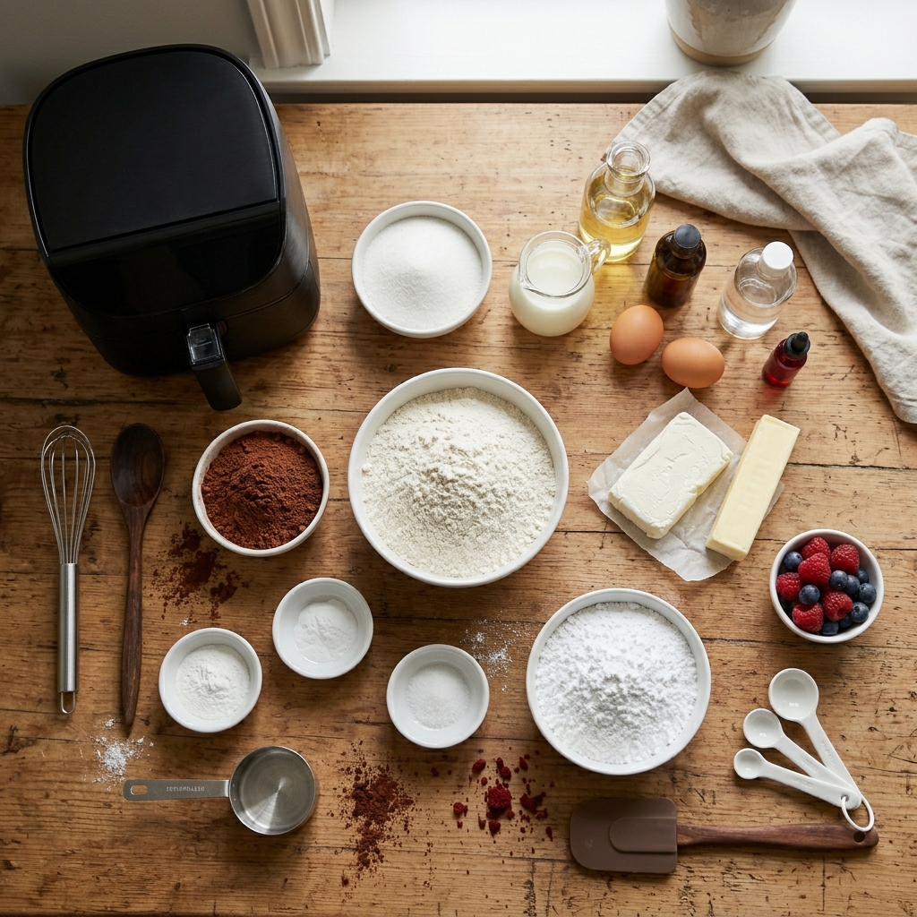 Air Fryer Red Velvet Cake for Apartment Renters Without Ovens